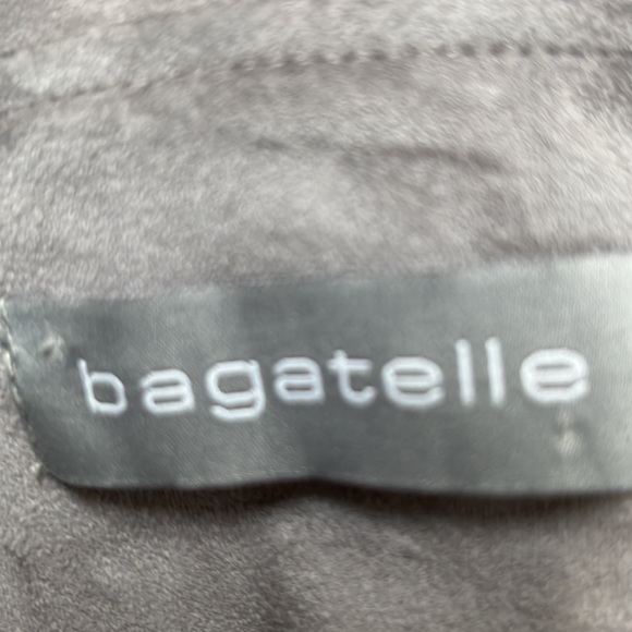 NWOT Bagatelle Faux Suede Drape Front Jacket - Picture 5 of 8